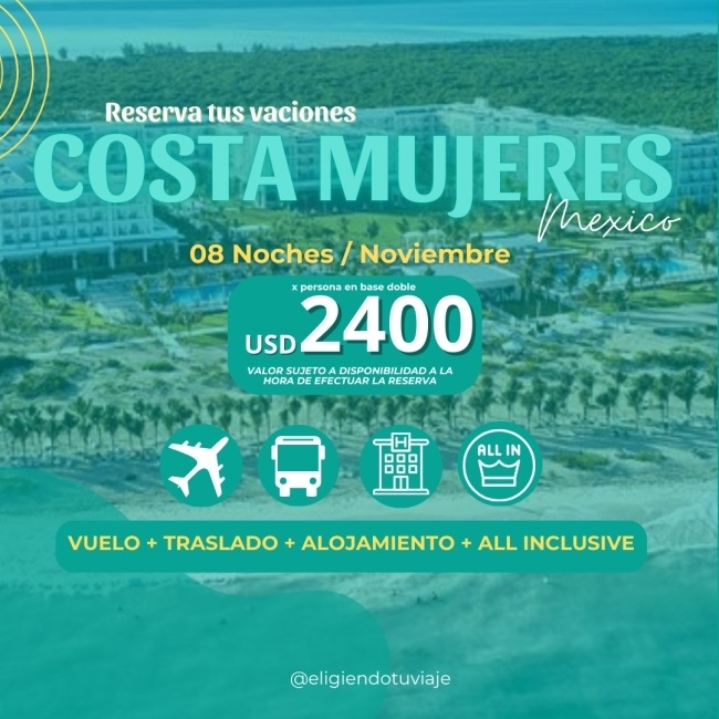 COSTA MUJERES -noviembre 2025